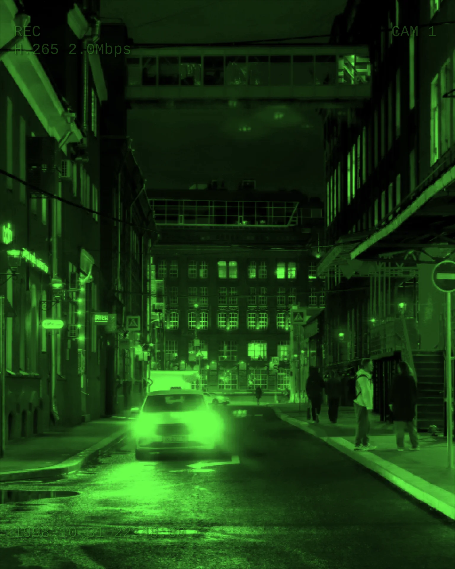 Neon alley as Night Vision — Night Vision