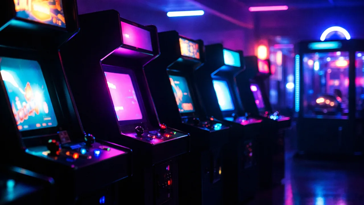 Arcade Cabinet look — real output from the engine — Original