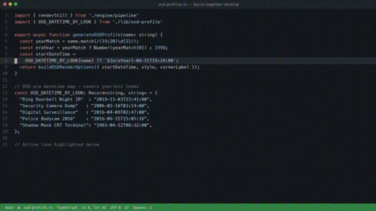 Plasma Display look — real output from the engine — Plasma Display