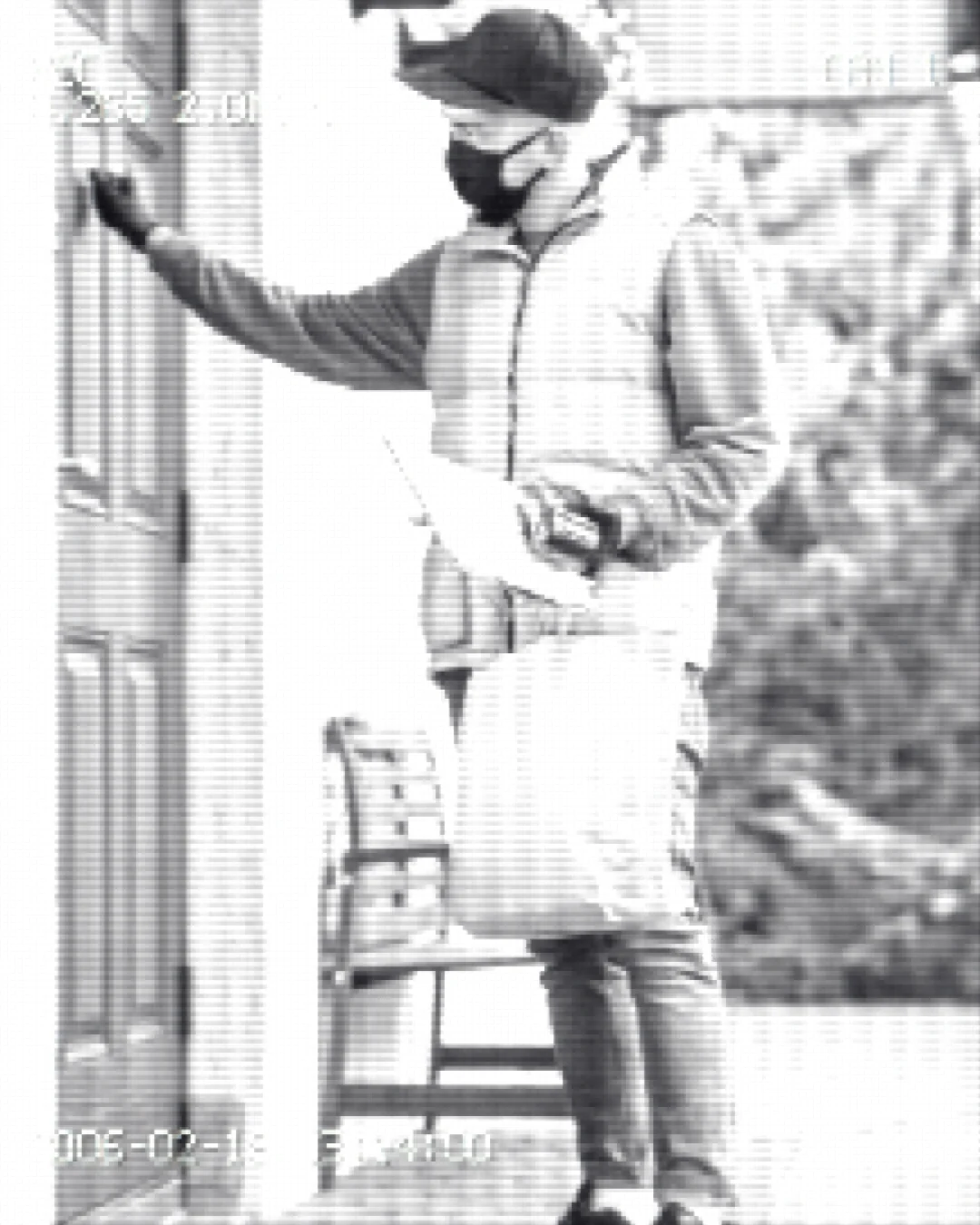 Security Camera Dump look — real output from the engine — Security Camera Dump