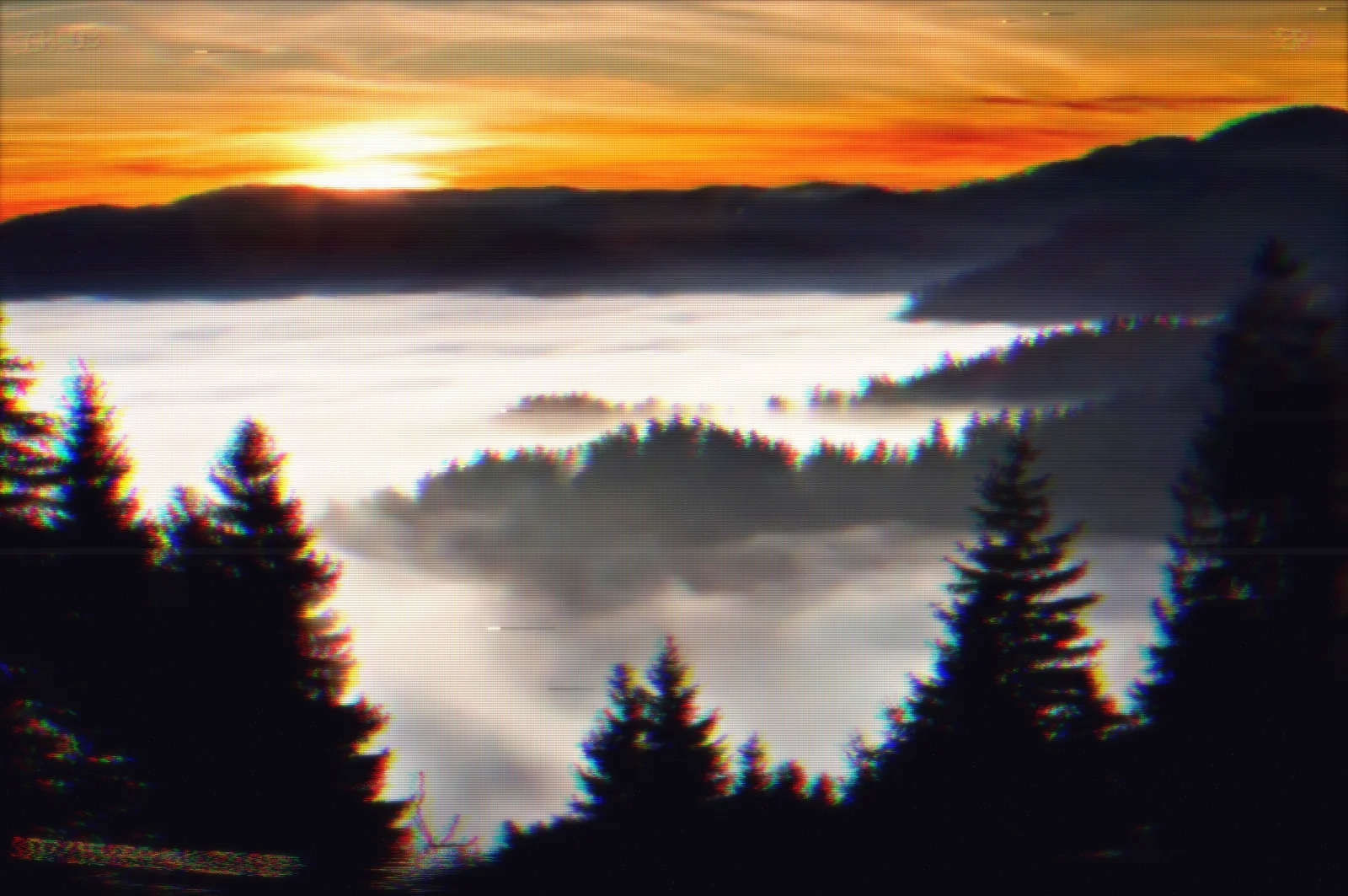 A photo graded with Lost Media Emulator, original versus the VHS look — Late-80s VHS